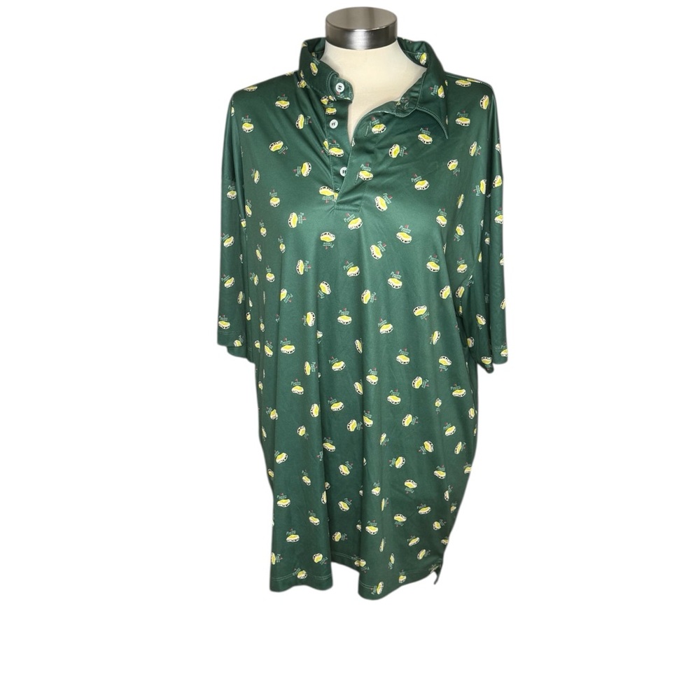 Green pimento sandwich Print polo